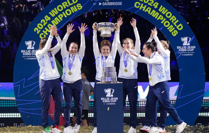 ITALIA DERROTA A ESLOVAQUIA Y CONQUISTA LA BILLIE JEAN KING CUP FEMENIL